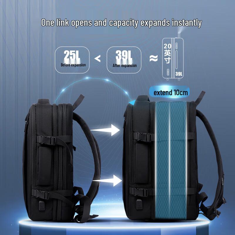 VICTORIATOURIST Erweiterbarer Business-Reise-Laptop-Rucksack