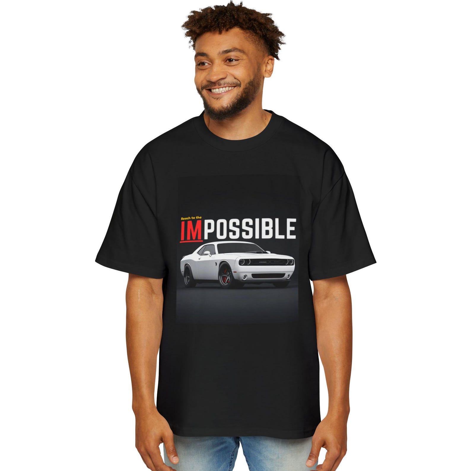 Men s Heavy Oversized Tee S