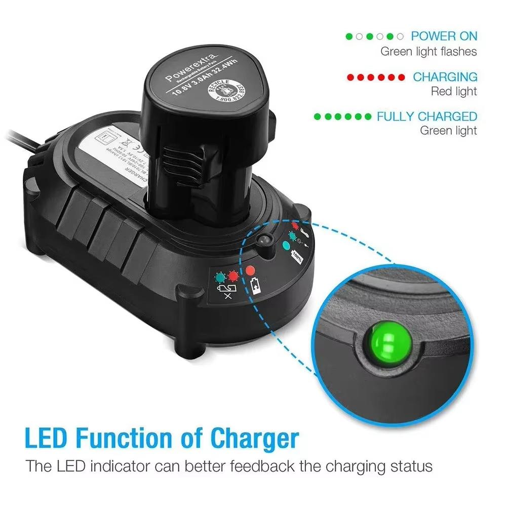 10.8V-12V Li-ion Batteries DC10WA Electrical Drill Screwdriver Tools Charger Power Supply Charger for Makita BL1013 BL1014