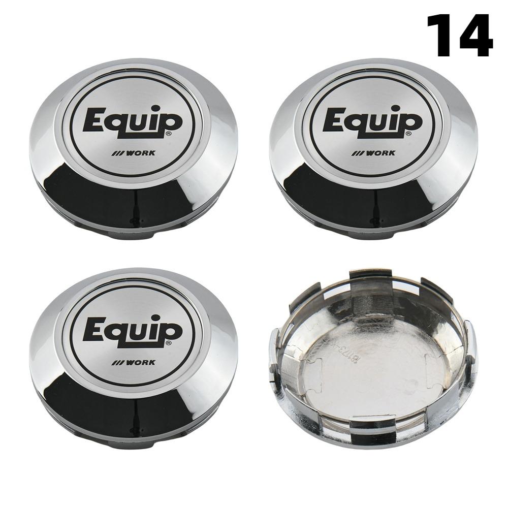 4PCS OD 76MM / ID 72MM Cap For Rims WORK EMOTION EQUIP MEISTER VS Emblem Wheel Center Cap Sport Car Logo Wheel Cover Hub Caps