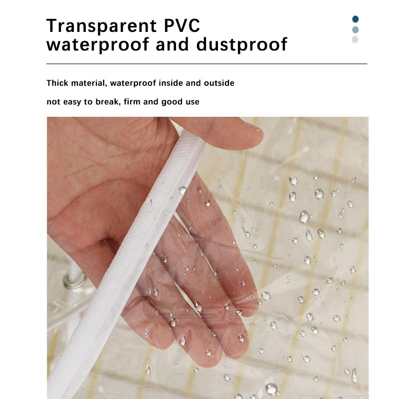 Transparent PVC packaging bags portable bedding blanket packaging pillowcase storage bag