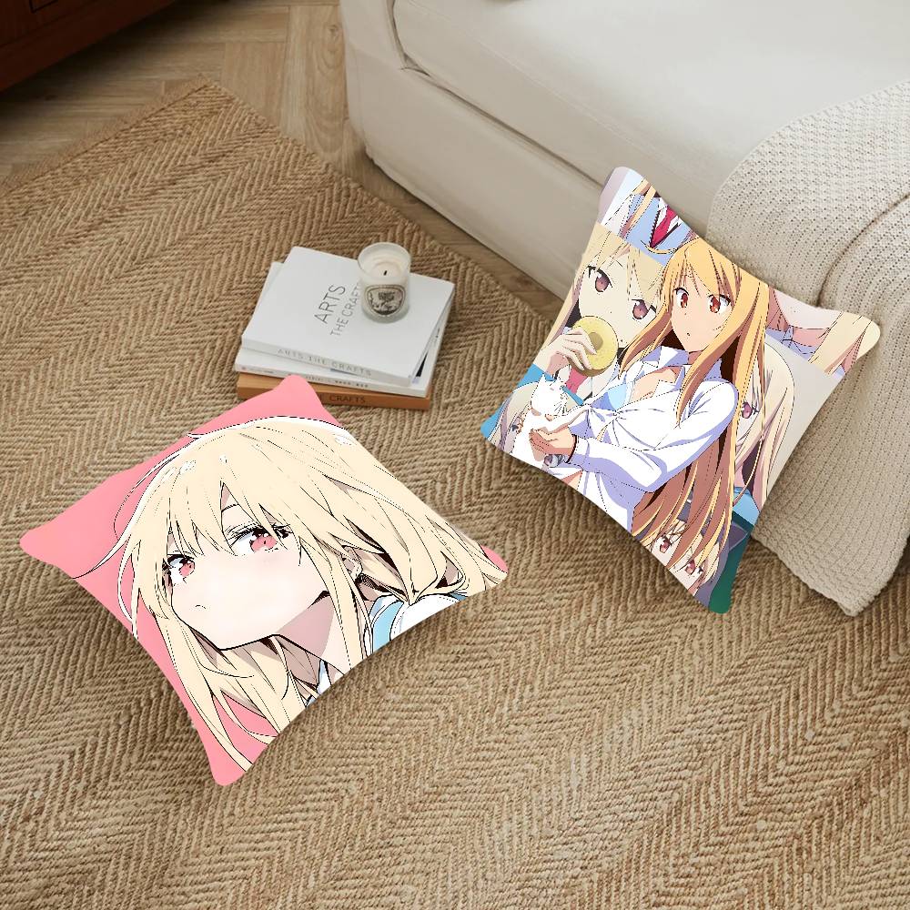 M-Mashiro Shiina Cushion Cover Pillow Cover Decor Pillowcase Printed Cushion Case For Couch