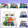 Cheerful Rainbow Friends Quilt Cover Set Perfect For Kids And Adults