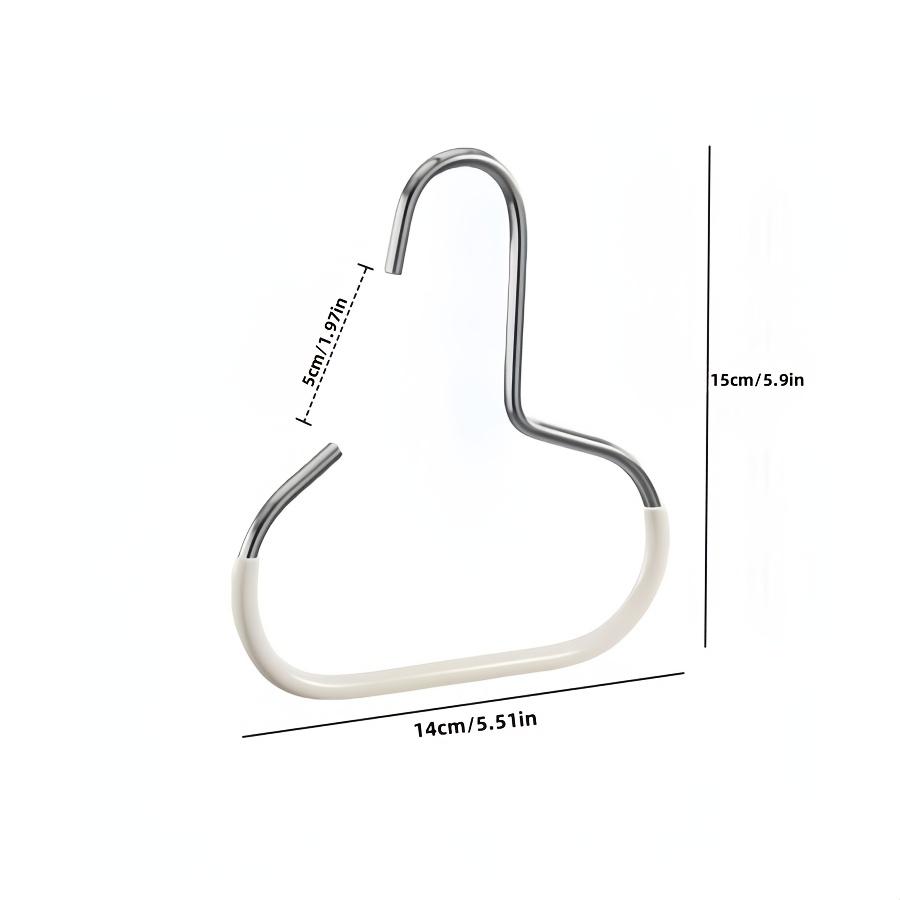 2 Simple Hat Storage Hooks, Made of Metal Material for Organizing Scarves, Belts, Bras, and Bags