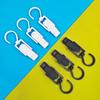 5er-Pack Kunststoff-Hängeclips 360 Grad drehbare Haken Rutschfester Griff Für Schrankorganisation Kleidung Socken Hüte Handtücher