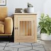 Caisse pour chien style meuble finition Chêne Sonoma 55 x 75 x 65 cm Bois d'ingénierie