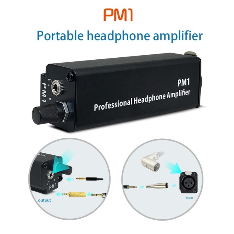 Convenient 3.5mm Headphone Amplifier Adapter No Interferences HiFi Sound for High Fidelitys Sound Experience