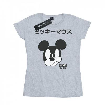 Womens/Ladies Mickey Mouse Japanese Cotton T-Shirt