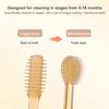 1Set Infant Toothbrush 360 Degree Cleaning Dental Care Portable Baby Tongue Brush Toothbrush Kit for Household