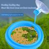 New Tank Blue Floating Station Food Tray Aquarium Fish Feeding Ring Prevent Food Dispersion Fish Pinch With Suction Cup