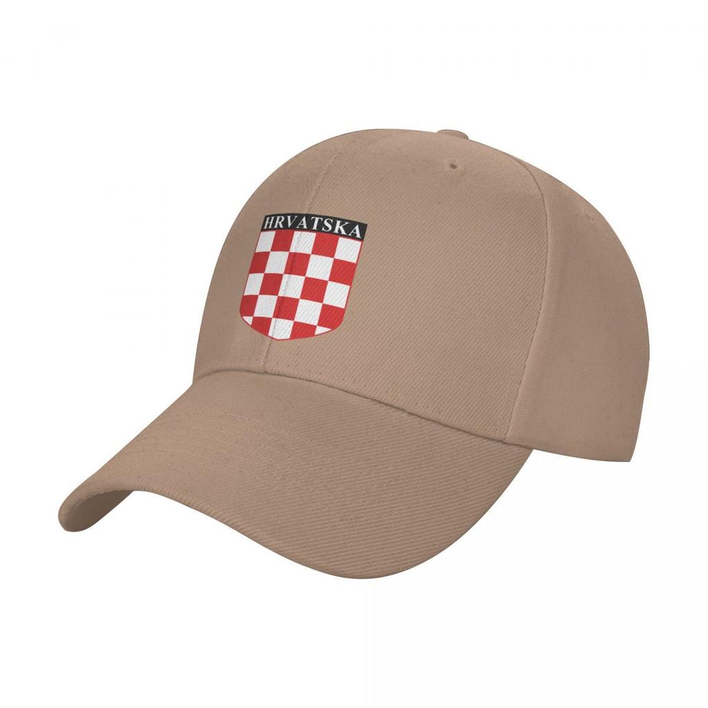 Croatian Grb Version XXI Hrvatska Baseball Cap Sunscreen New In Hat Golf Sun Cap Men's Luxury Women's