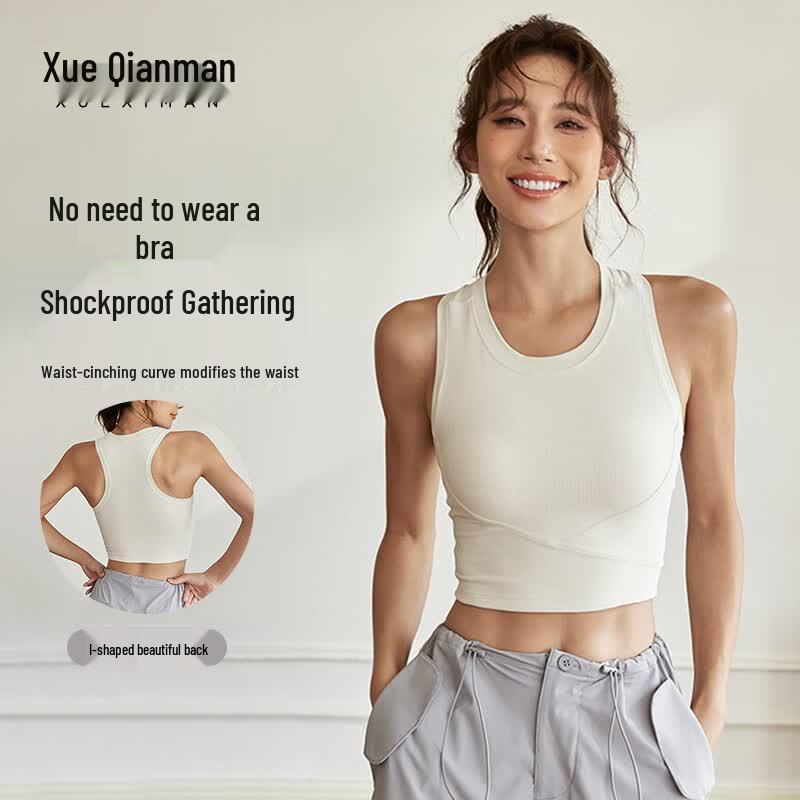 Xue Qiman Women s Yoga Fitness Sports Bra M