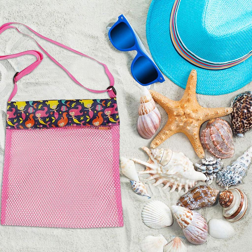 Buy Toy Storage Mesh Bag With Animal Pattern Cute Children Shell at affordable prices — free