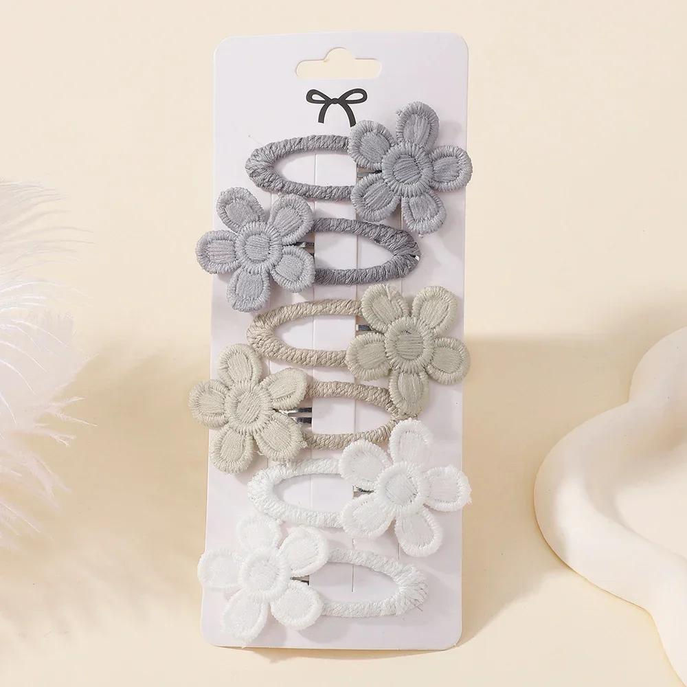BABY SCHLEIFEN 6 Stück Gänseblümchen Haarspangen für Babymädchen Liebliches Haar Pony Seitenklammer Haarnadeln Haarspange Ins Kinder Haarschmuck
