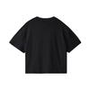 Nike Casual Solid Logo Short Sleeve Crew Neck T-Shirt Women Tops Black DA0324-010