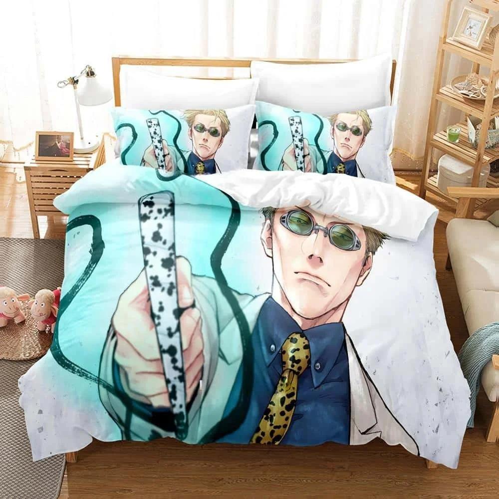 3D Cartoons Jujutsu Kaisen Kento Nanami Bedding Set Single Twin Full Queen King Size Bed Set Adult Kid Bedroom Duvet Cover Sets