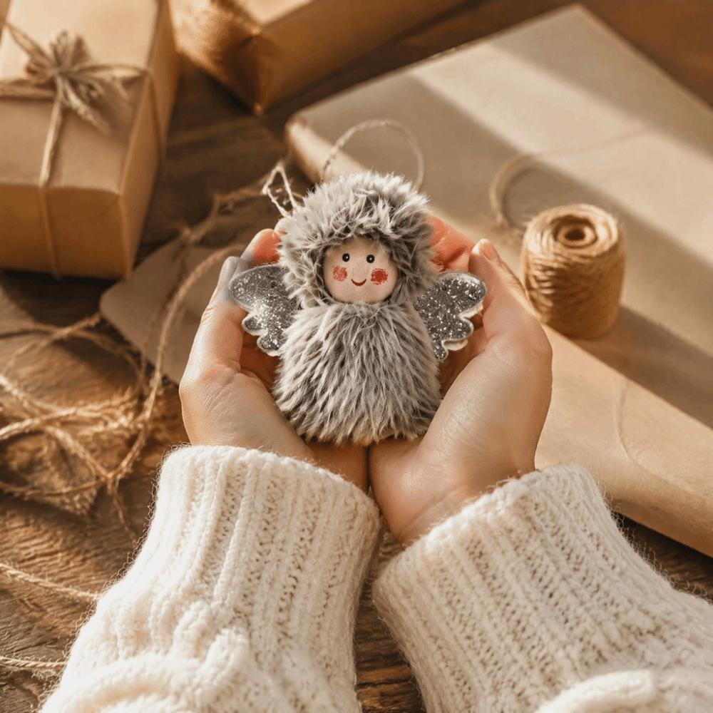 2PCS Soft Christmas Tree Hanging Ornament Cartoon Xmas Tree Pendant Festival