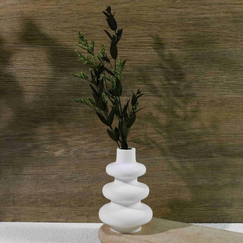 1pc Plaster Cement Resin Mold, Handicrafts Irregular Vase Silicone Mold, DIY Vase Tool