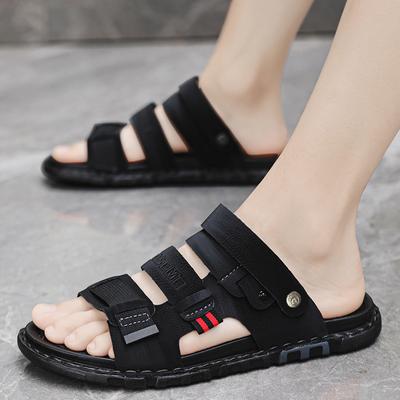 Summer Men's Outdoor Sandals Soft Sole Non-slip Flip-flops Home Indoor Flat Slippers Beach Flip-flops Sandals Men Shoes