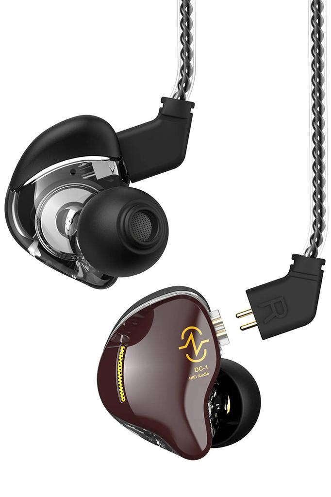 Yinyoo Monitor Canal Type CCZ Coffee Bean Coffee Bean 10mm Double Magnetic 1DD Wired Earphone 2pin Detachable Recable Wired Earphone Type Jack