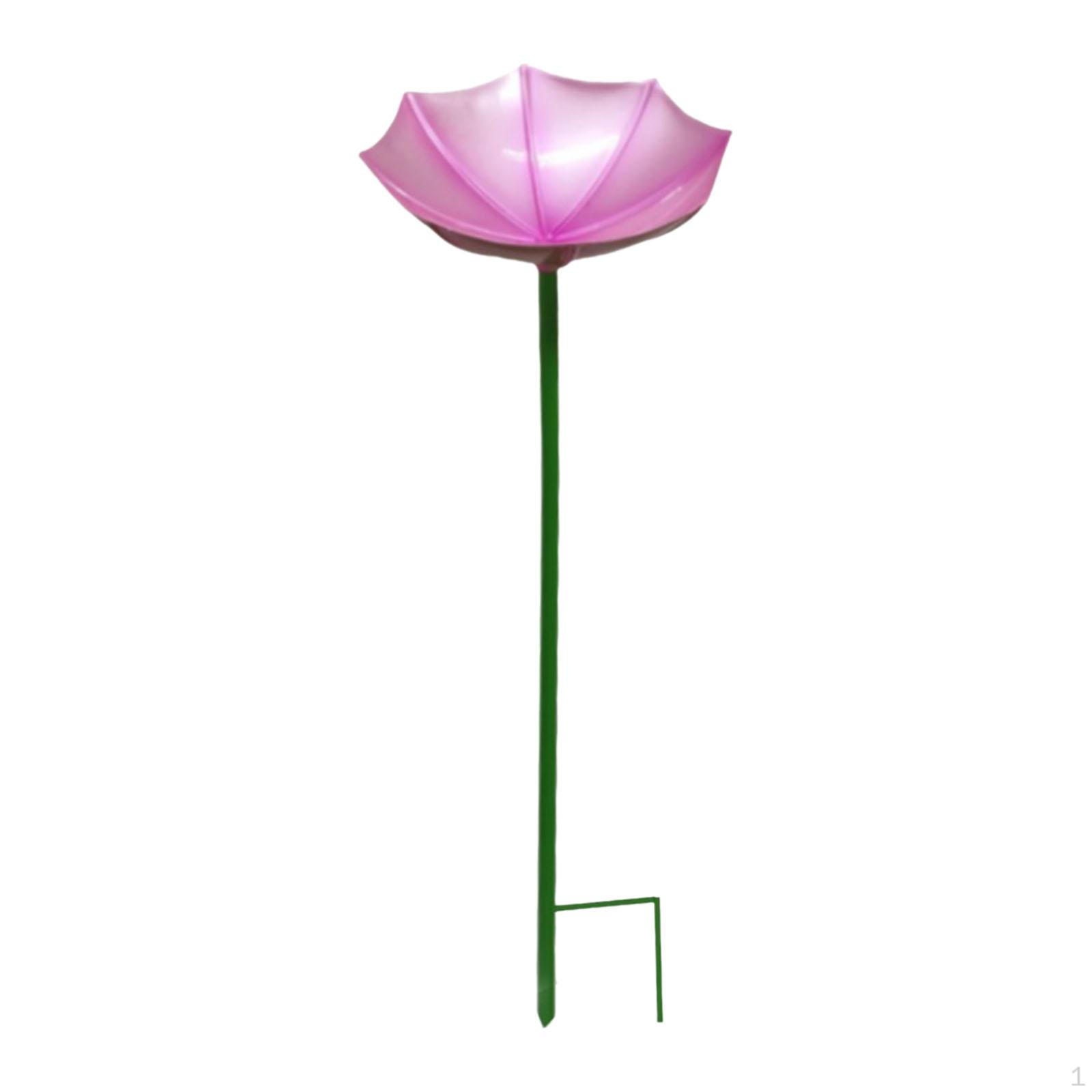 

Колышек для кормушки для пчел с поилкой для птиц и миской для воды для сада розовый