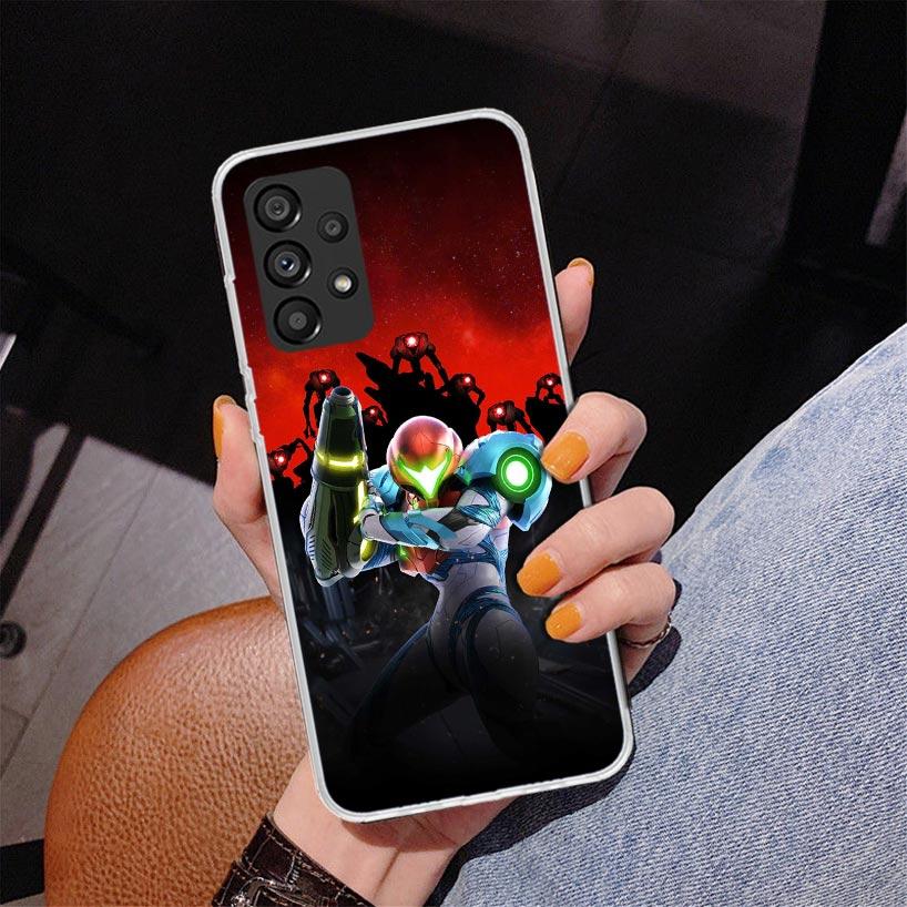 Spiel M-Metroids Handyhülle Für Samsung Galaxy A52 A32 A22 A12 A51 A31 A50S A30S A20S A10S Note 20 Ultra 10 Plus S10 A72 A71 Gala