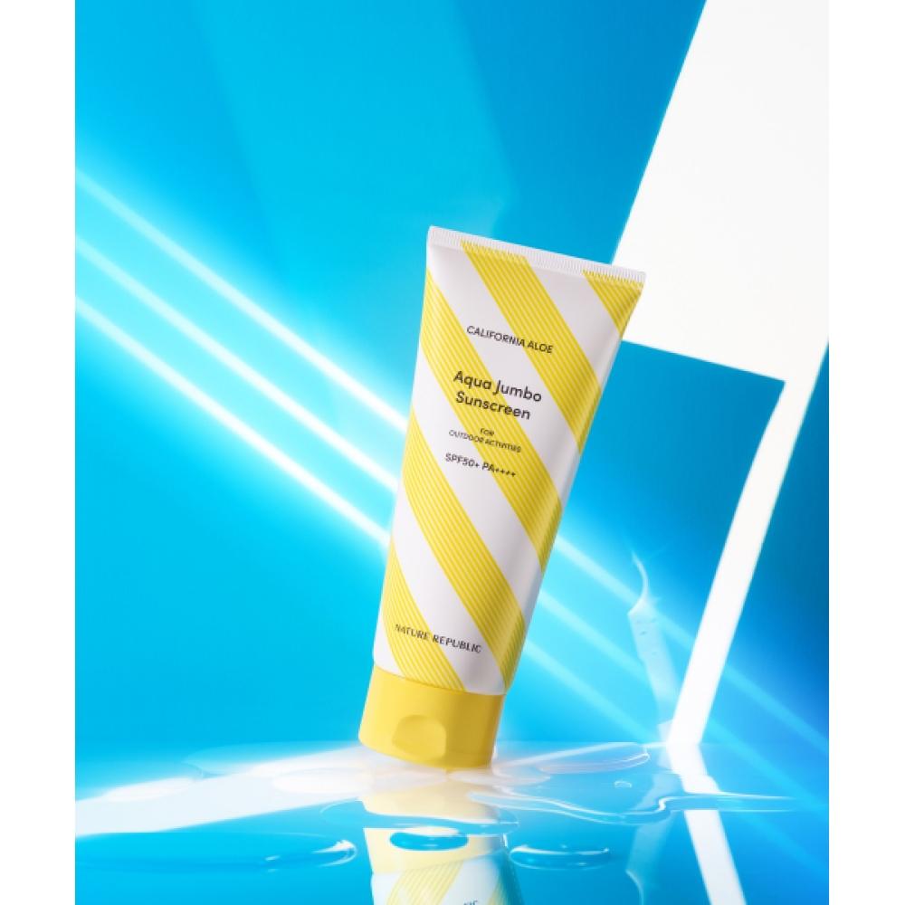 

Nature Republic California Aloe Aqua Jumbo Sun Lotion Spf50+ Pa++++ Single option ND0261