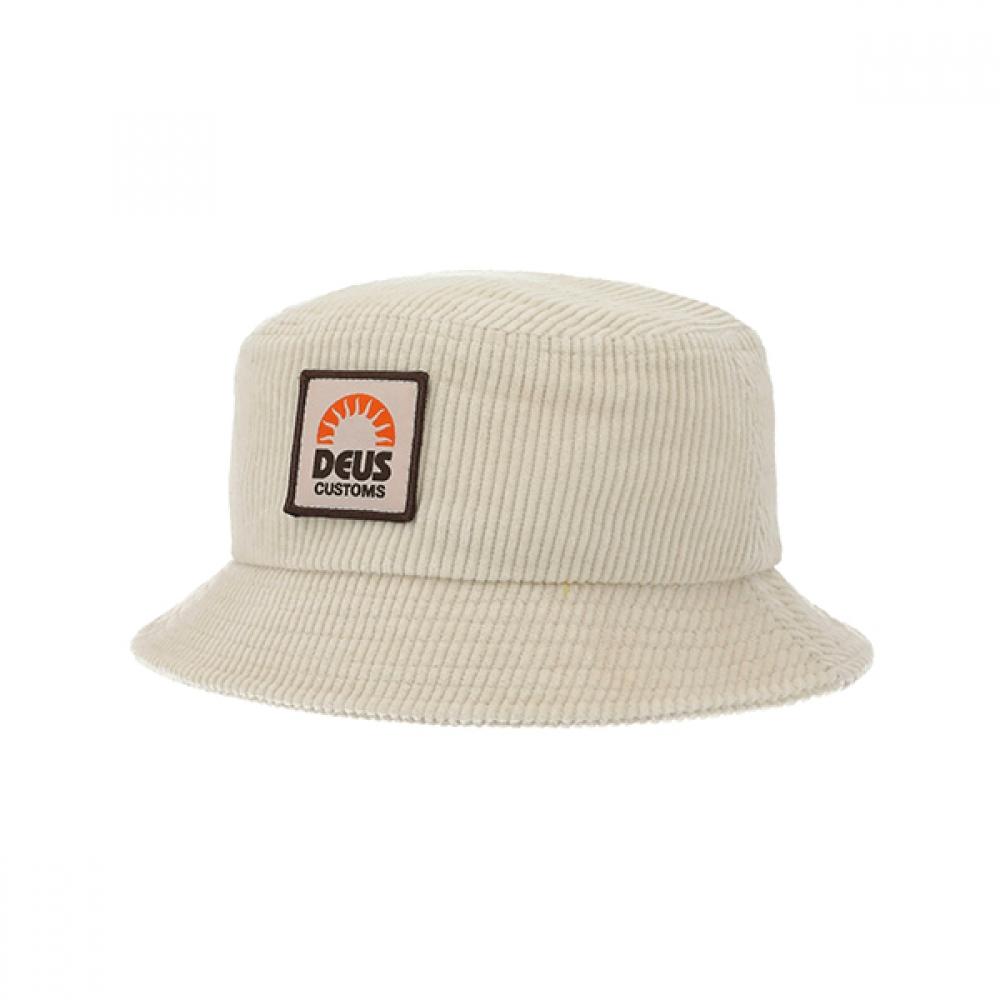 

Deus X Machina Dmf247705 Dwh Carmel Camel Camel Corduroy Bucket Hat DMF247705 DWH (L-XL)