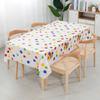 Happy Birthday Tablecloth Balloon Printed Disposable Waterproof Tablecloth Party Decoration Birthday Party Decoration