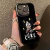 The Cure Phone Case Matte Colored Silver For Iphone 17 16 15 14 Pro 13 12 Air Plus 11 7 8 Max Luxury Cover