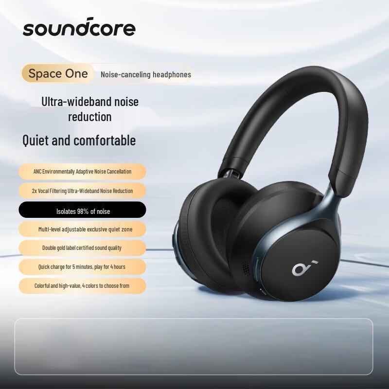 Soundcore Space One Wireless Noise-Cancelling Headphones