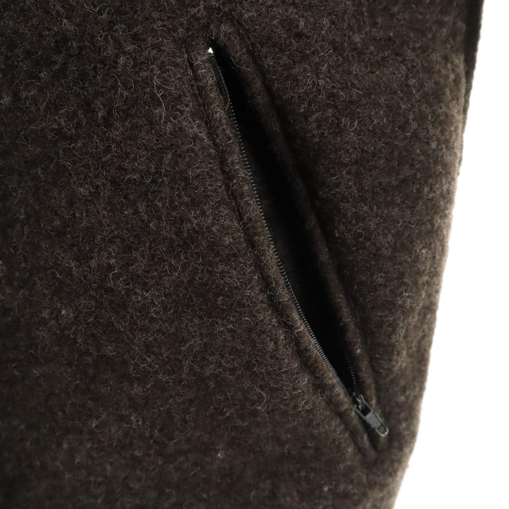 HUNTING WORLD made in Italy Compressed wool Duffel coat XL Charcoal gray Women Used