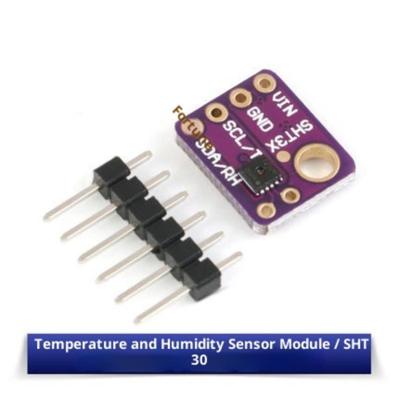 

Sht31 Sht30 Temperature Sht31-D Humidity Sensor Module Microcontroller Iic I2C Breakout Weather 3V 5V Compliant For Arduono A2