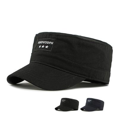 Flat Top Hat Men's Outdoor Sun Protection Hat Rear Seal Warm Cap