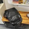 Student Bag Soft Leather Men's Business Backpack Large Capacity Computer Backpack