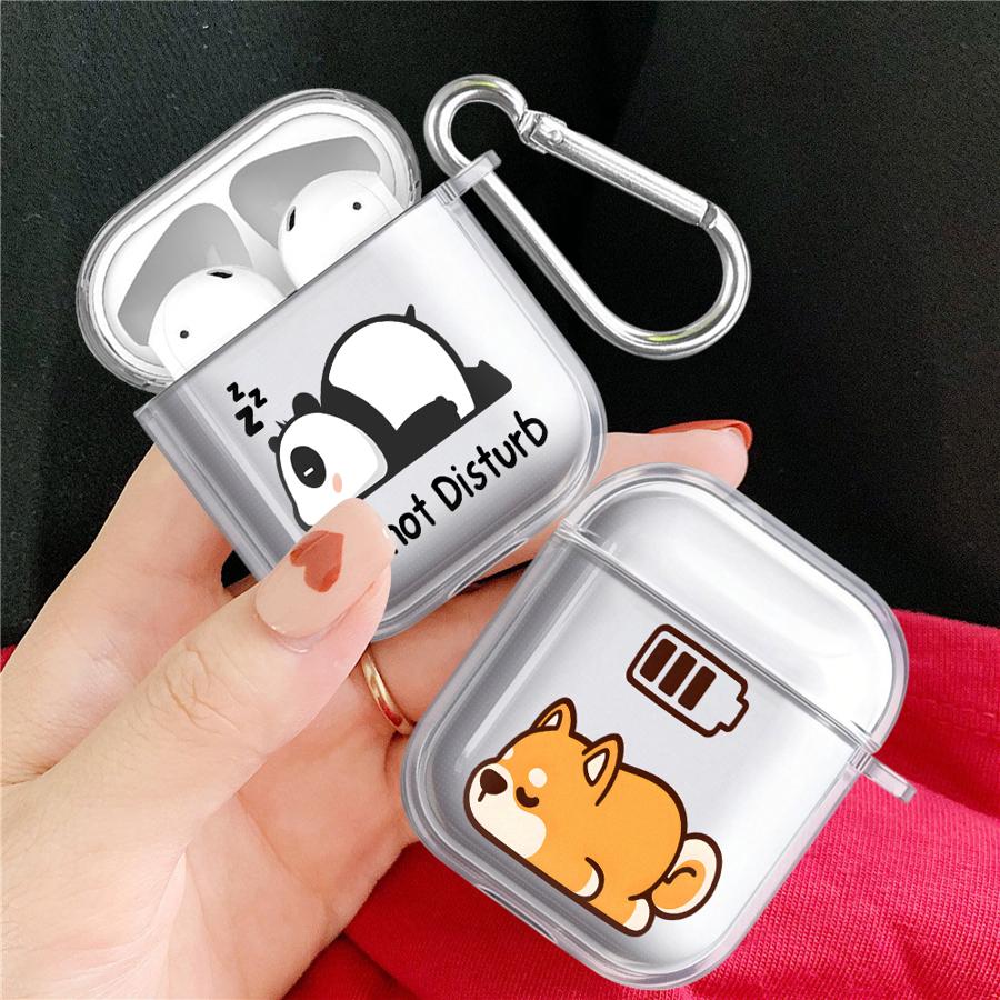 Case For Airpods 3 Pro2 1 4 Pro Pro3 2 Clear Earphone Cases Cover Cartoon Animals