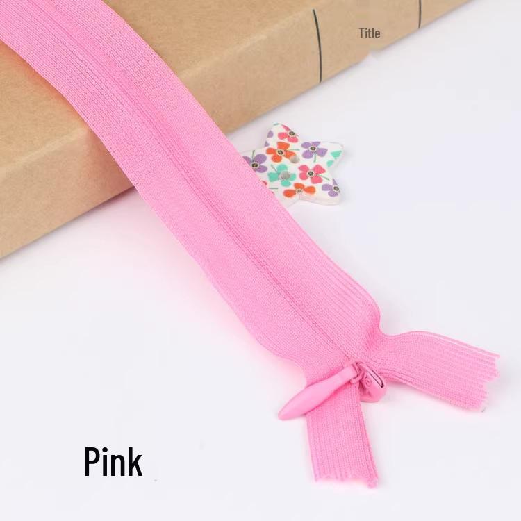 Sanli Unsichtbarer 25cm Kleid- & Kissen-Reißverschluss mit geschlossenem Ende