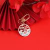 Porte-clés Pendentif Auspicieux Dragon & Phénix - Poisson Koi Cadeau du Nouvel An