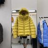 Autumn and winter new light and thin hooded down jacket women's short slim white duck down jacket fashionable and versatile