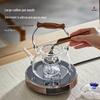 YIHUTEA Manxu Handle High-Temperature Glass Teapot