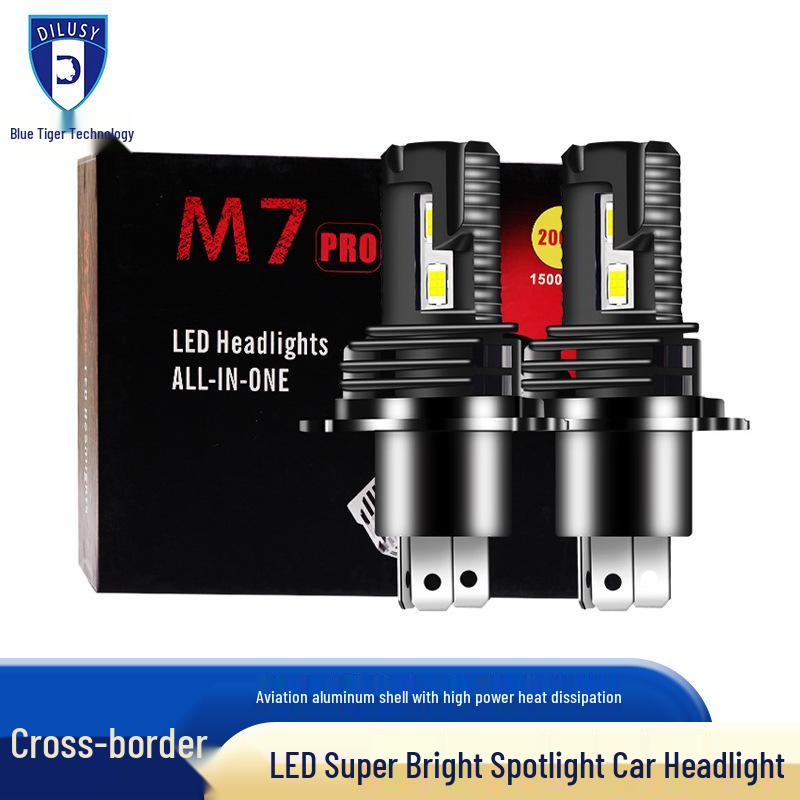 Dilus LED Car Headlights H1 H4 H7 Super Bright Spotlight M7 Plug-in