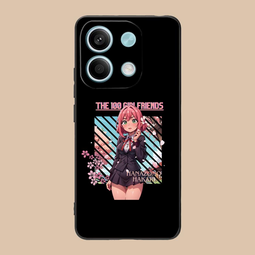 Anime Hakari Hanazono Mattes Handyhülle für POCO F8 F7 F6 F5 F4 F3 F2 Pro GT C75 C71 C65 C61 C40 Pro Ultra Bunte Hülle