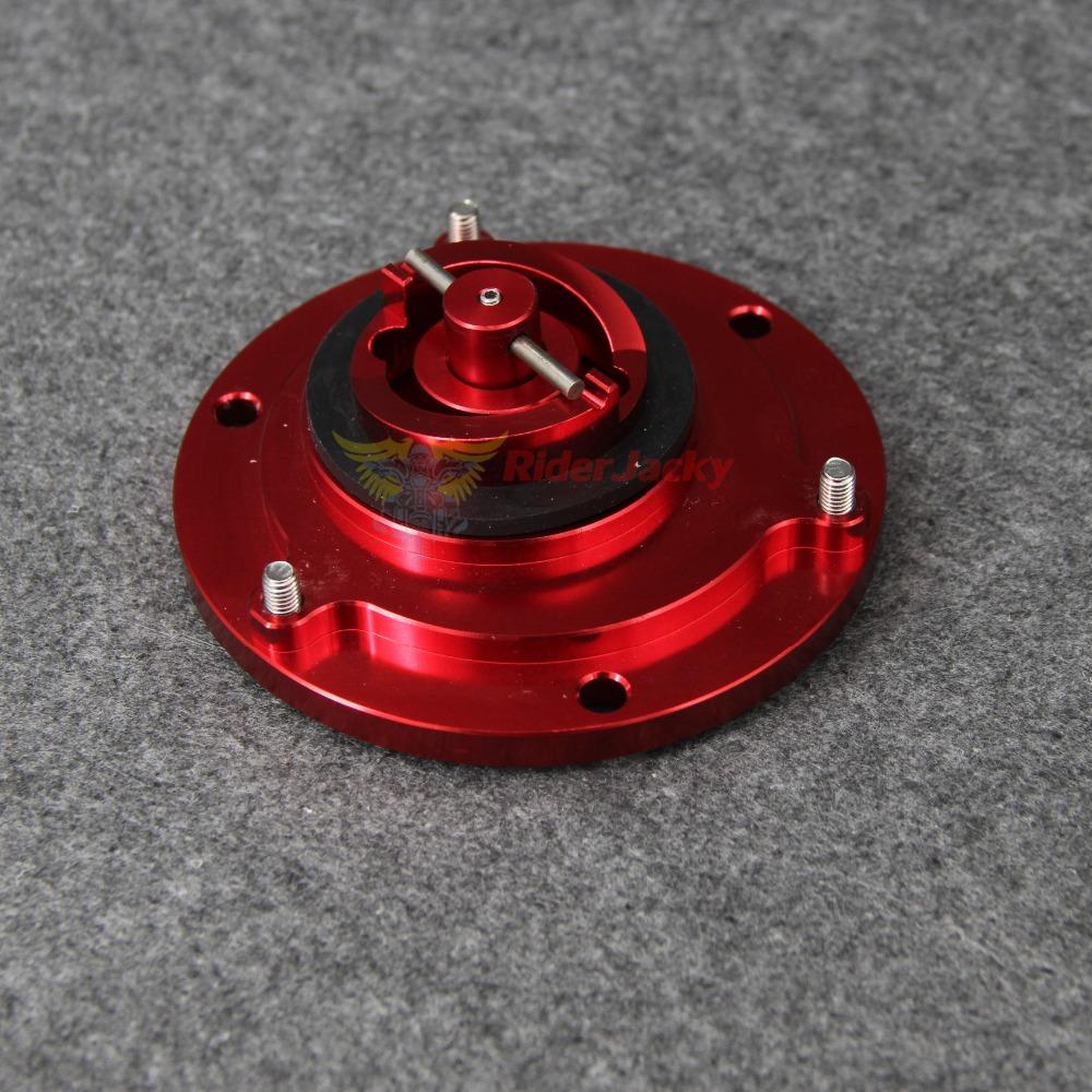 Zlatý CNC motocyklový bezklíčový uzávěr palivové nádrže Kryt víčka palivové nádrže pro Aprilia Shiver 750 All