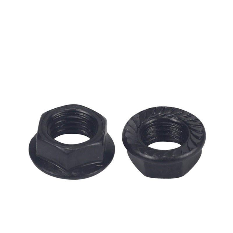 Bicycle Front Axle Nut & Children's Rear Axle Fine Thread Screw with Flange Crank Cap for Bottom Bracket