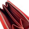 LOUIS VUITTON M6015M Card Case Epi leather Zip around purse Coin case Red leather Used