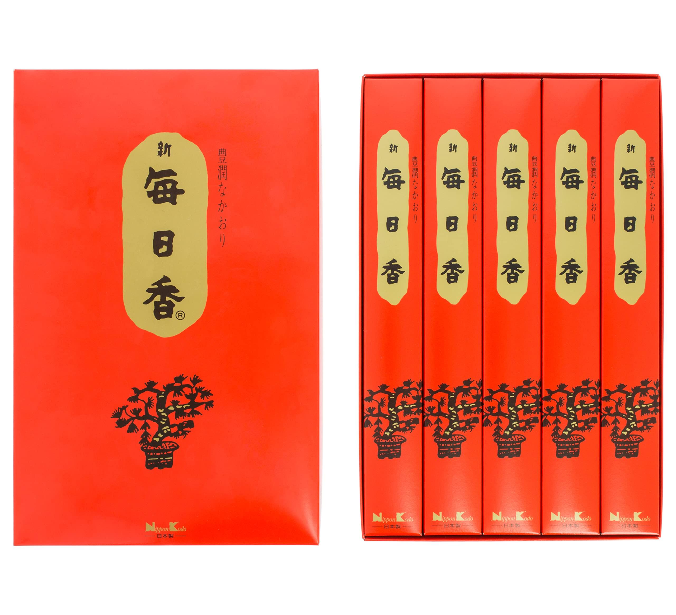 

New Mainichi 90g x Incense Nippon Made in Japan Incense, Long, 5-pack, Approx. 5, Sticks, Kodo,