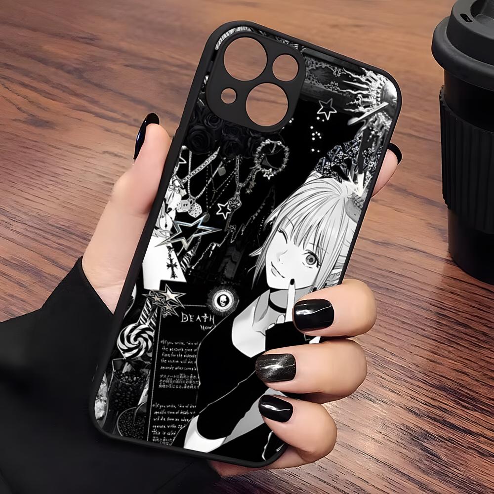 

Death Note Misa Phone Case Matte Transparent For Iphone 16 15 Max 14 13 Mini 12 Pro 7 8 11 XR Xs X Plus Back Cover iPhone 14