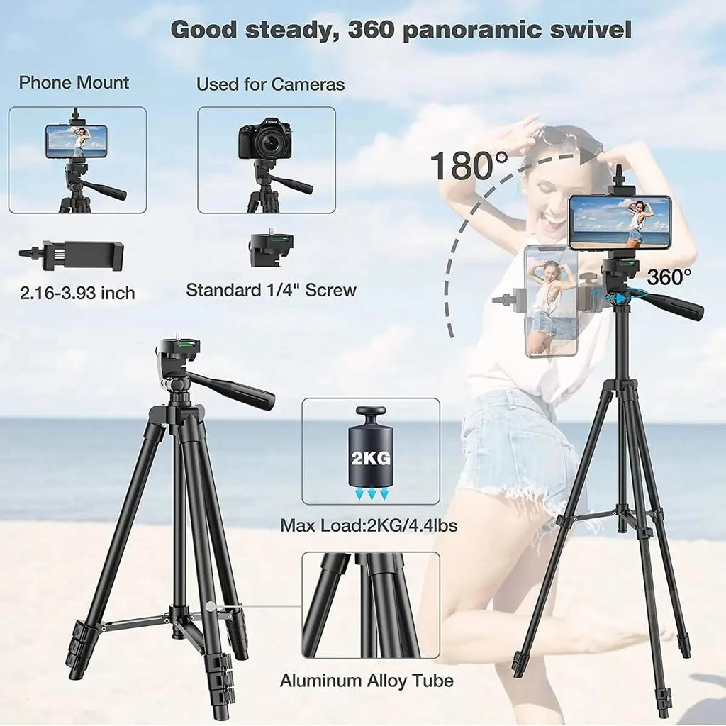 Universal Bluetooth remote control 100cm photography tripod for smartphones with video recording compatibility