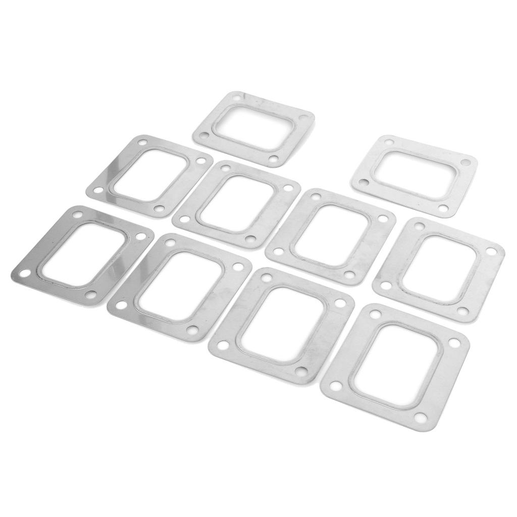 Turbo T4 Flange Gasket Stainless Steel 4 Bolt Hole SeparateType Metallic Crush Style