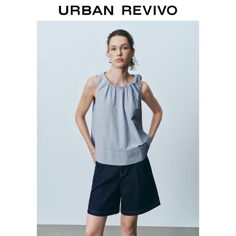 

Women s Bow-Tie Sleeveless Blouse M